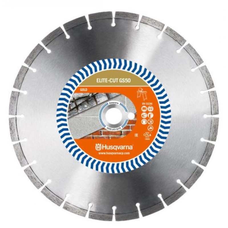 Алмазный диск Husqvarna ELITE-CUT GS50S 350 мм 25,4