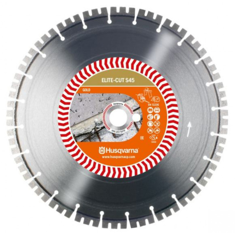 Алмазный диск Husqvarna ELITE-CUT S45 350 мм 20/25,4